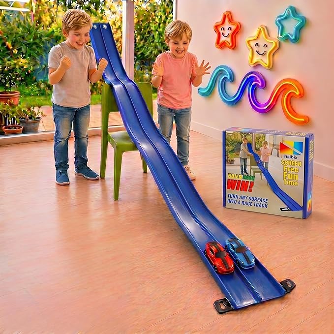 RISIBIX Flexible Race Track Toy for Kids – Build, Bend & Race Into Endless Adventures