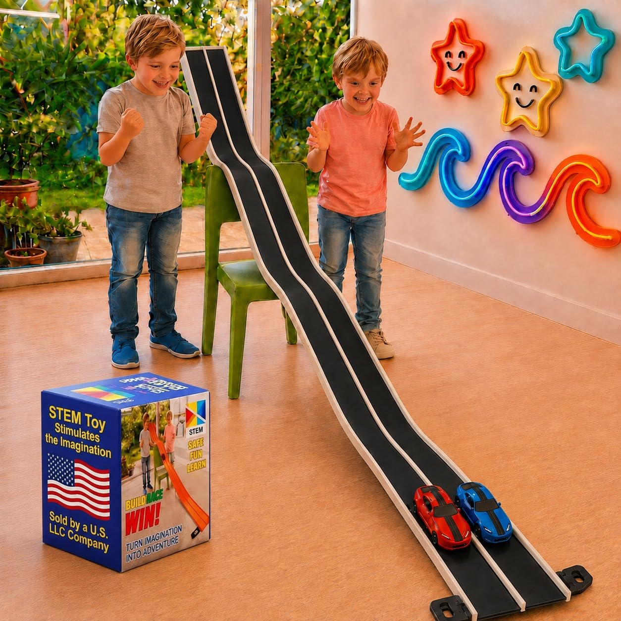 RISIBIX Flexible Black Race Track Toy for Kids – Build, Bend & Race Into Endless Adventures